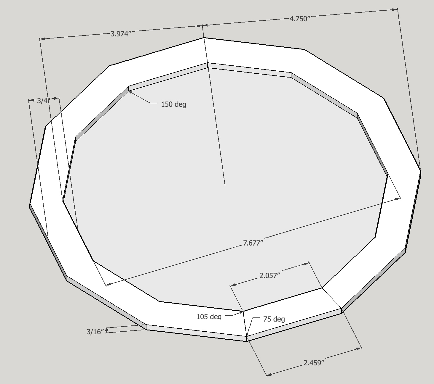 Dodecagon plan